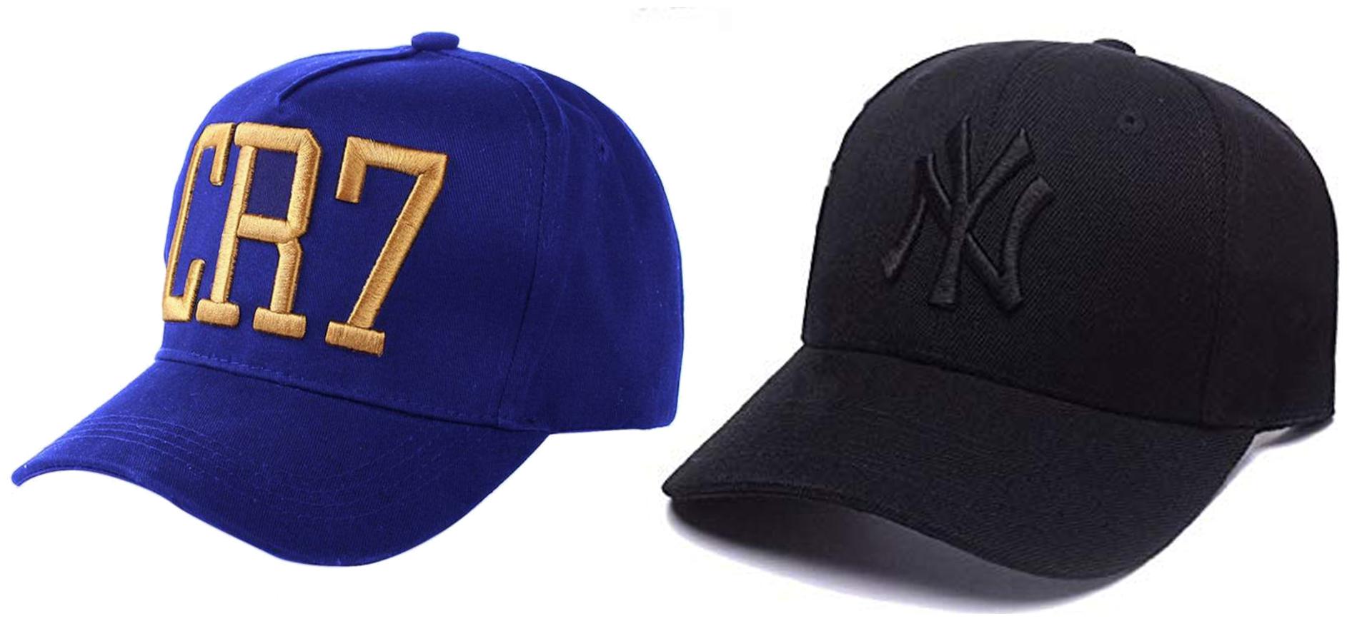 

Babji Combo Embroidered Logo Blue Black Baseball Cap