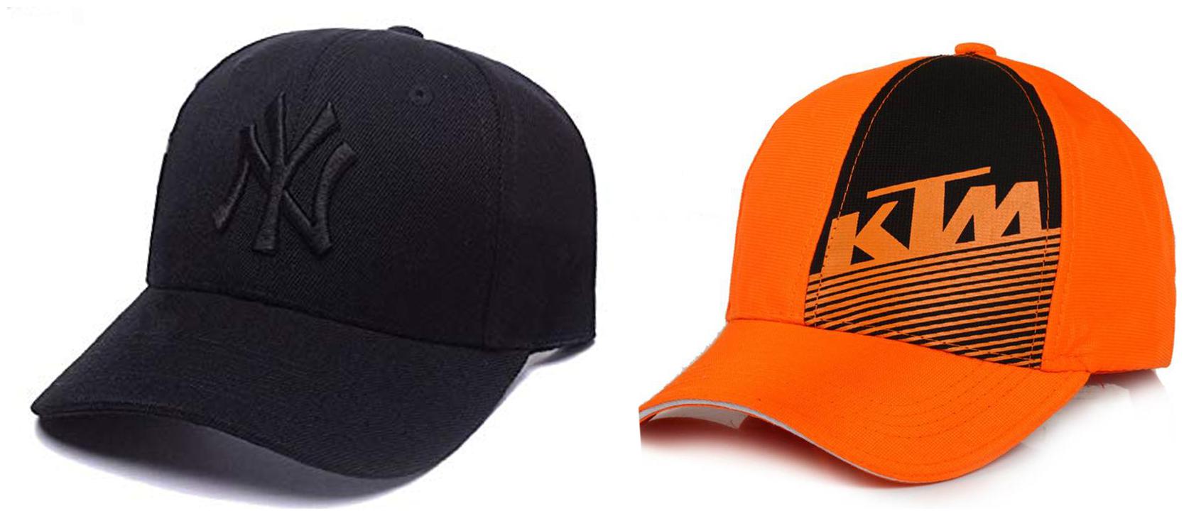 

Babji Combo Embroidered Logo Black Orange Baseball Cap