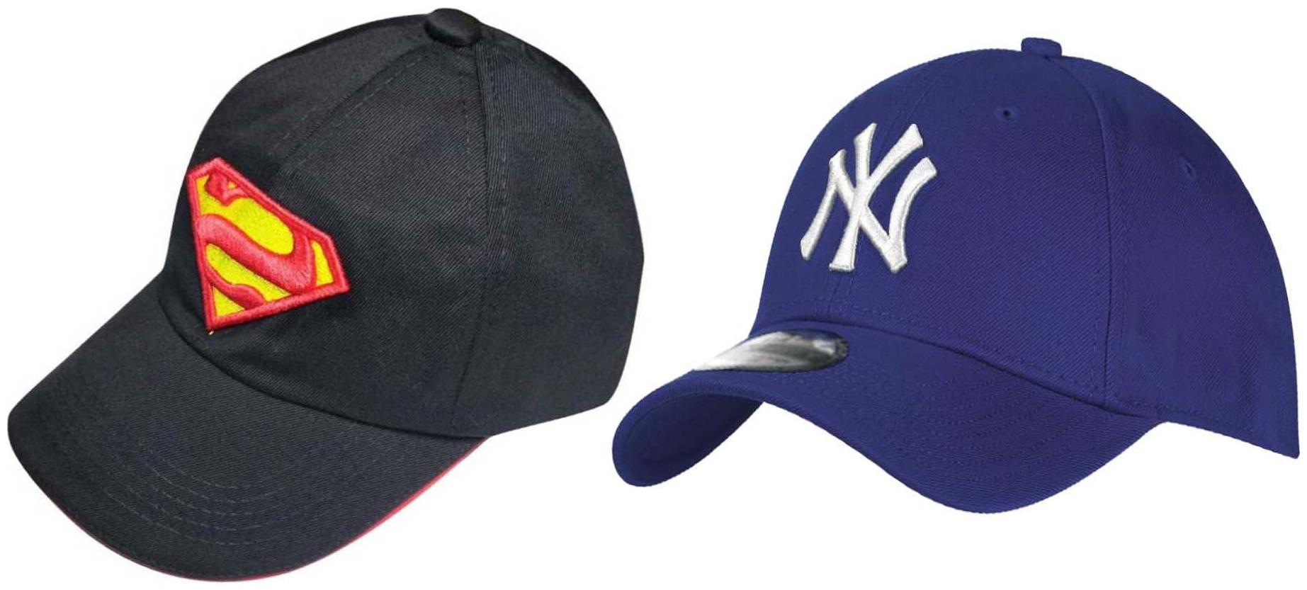 

Babji Combo Embroidered Black Blue Baseball Cap