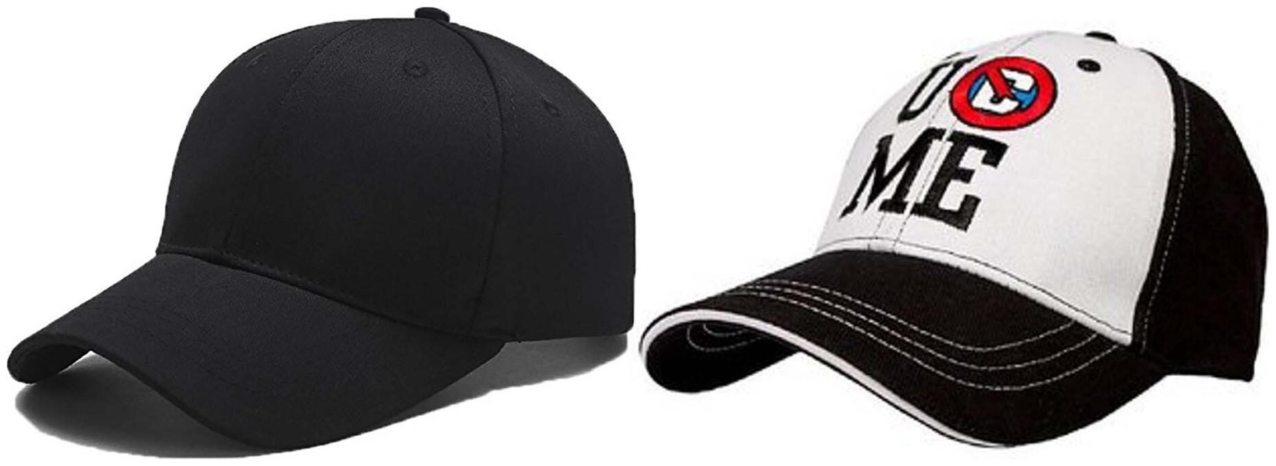 

Babji Combo Plain Black U Me Baseball Cap