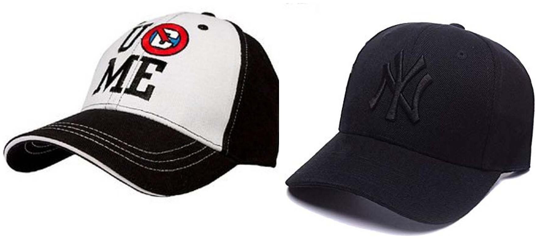 

Babji Combo Embroidered Black Logo U Me Baseball Cap