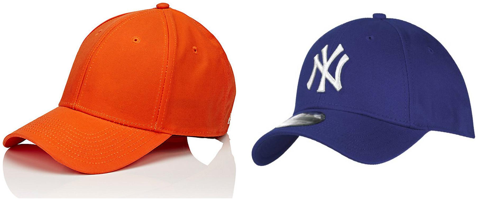 

Babji Combo Plain Orange Embroidered Blue Baseball Cap