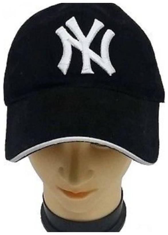 

Babji Embroidered RF Solid Black Baseball Cap