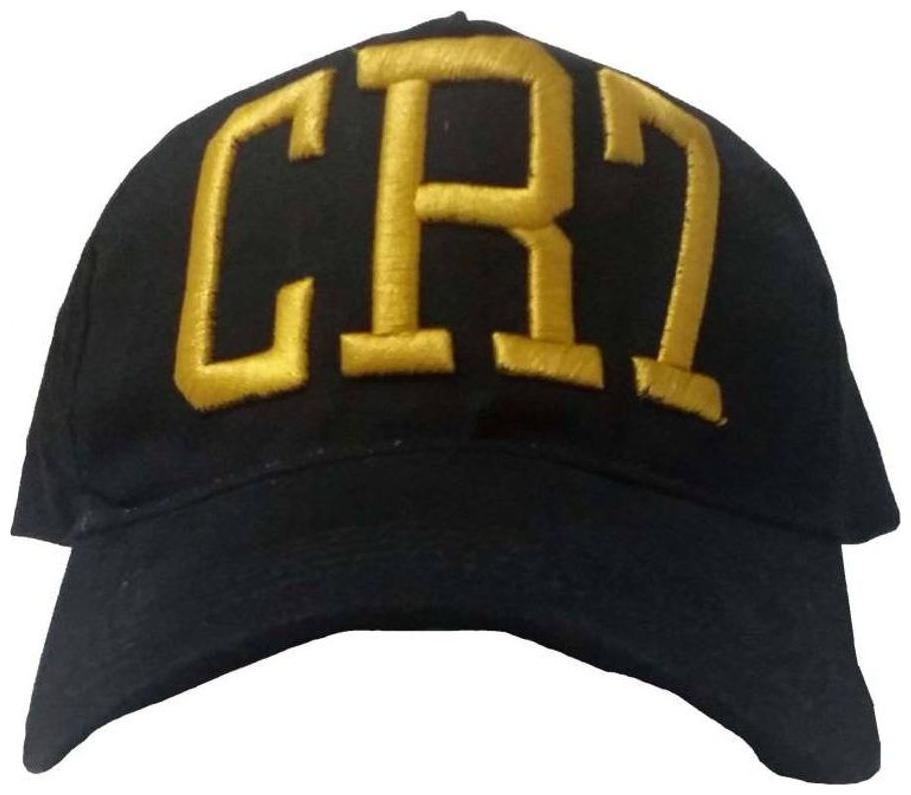 

Babji Fashionable look Embroidered CR7 Black Snap-back Cap