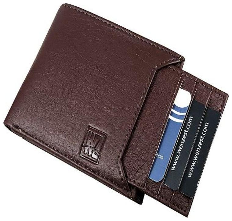 

WZ WENZEST Men Brown Leather Bi-Fold Wallet ( Pack of 1 )