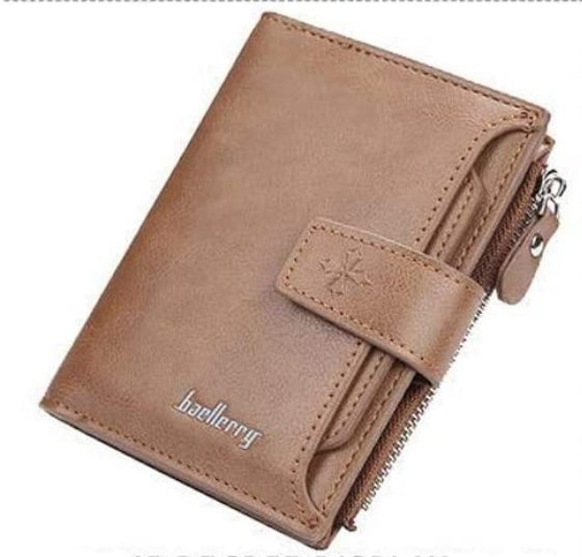 

Baellerry Unisex Designer purse with 1 Zipper Coin Pocket Khaki