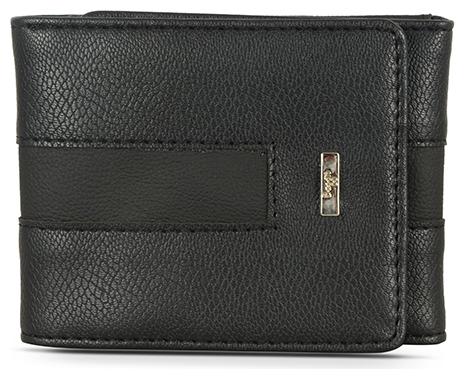

Baggit Men Black Synthetic leather Tri Fold Wallet ( Pack of 1 )
