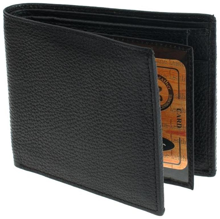 

BagsRus Men Black Leather Bi-Fold Wallet ( Pack of 1 )