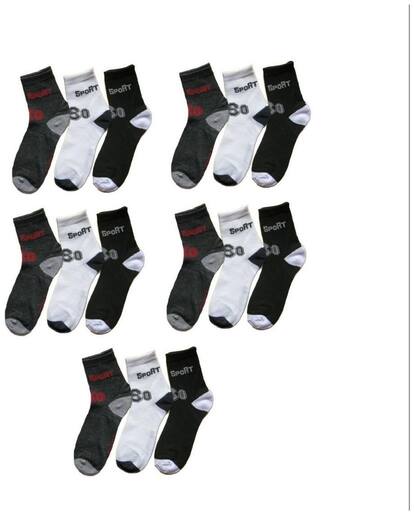Balajidarbar Sport Ankle Length Socks - Pack Of 15