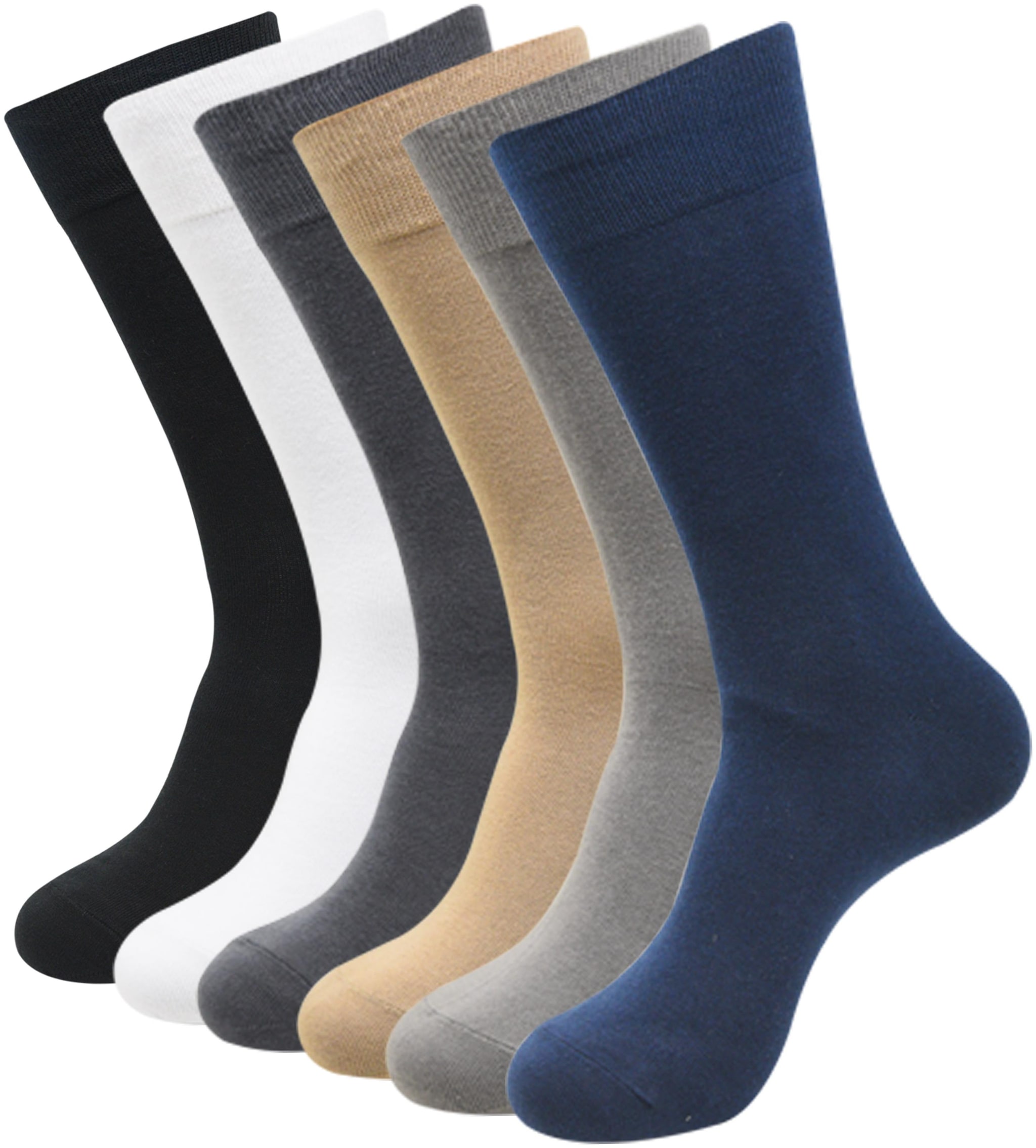 

Balenzia Multi Cotton Crew length socks ( 6 pairs )
