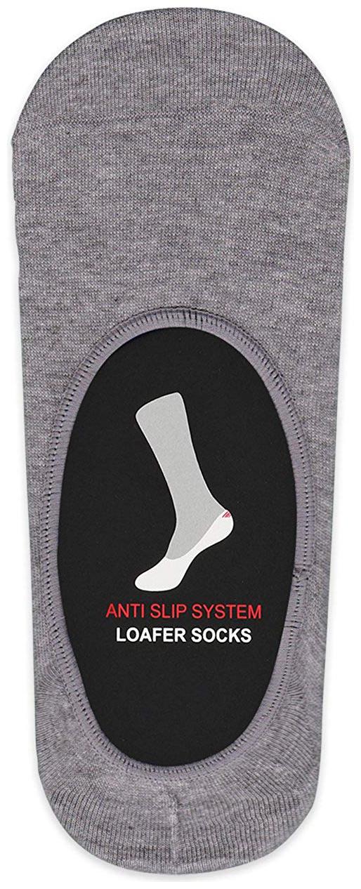 

Balenzia Grey Cotton No show socks ( Pack of 1 )