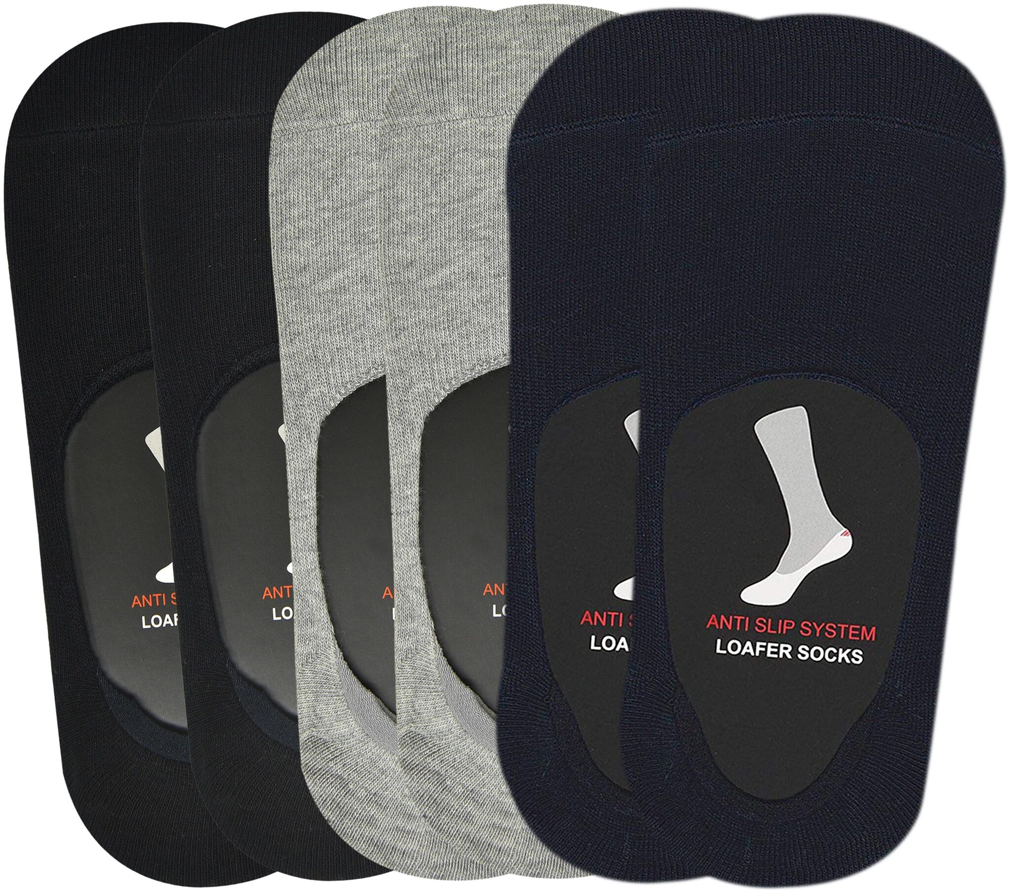 

Balenzia Multi Cotton No show socks ( 6 pairs )