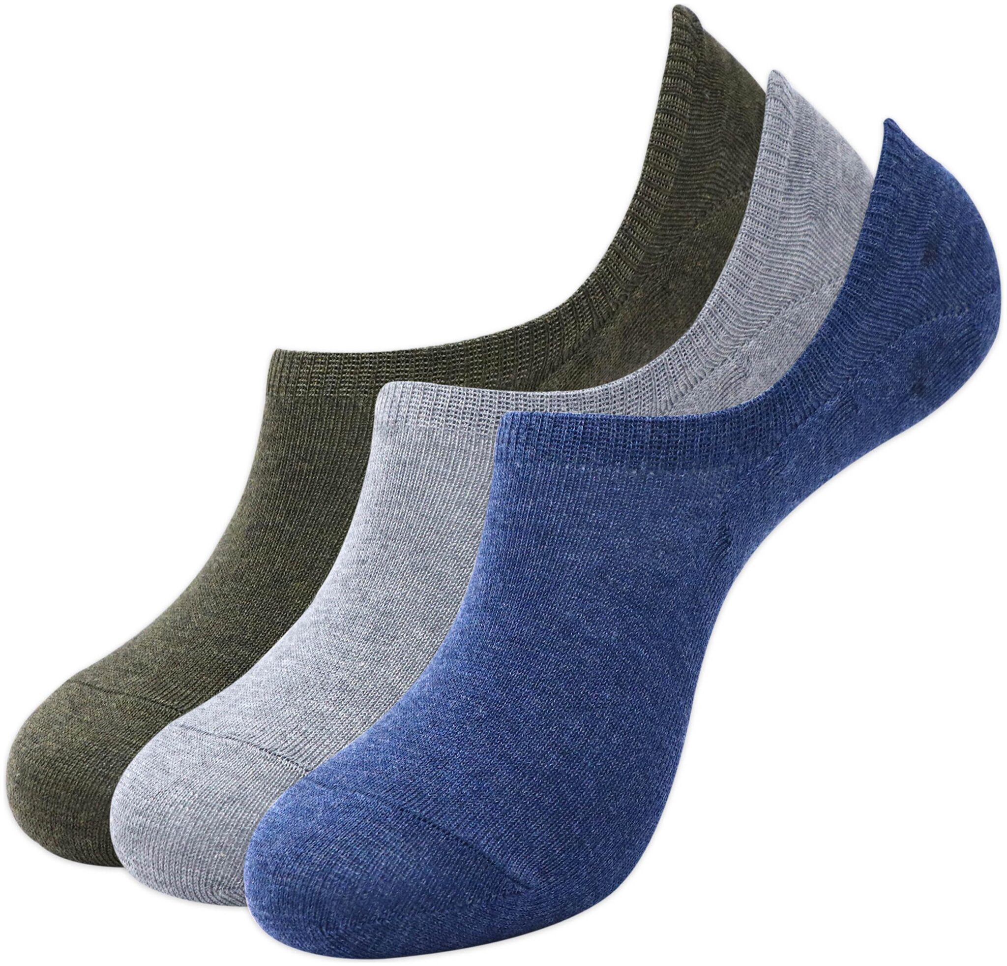 

Balenzia Multi Cotton No show socks ( Pack of 3 )