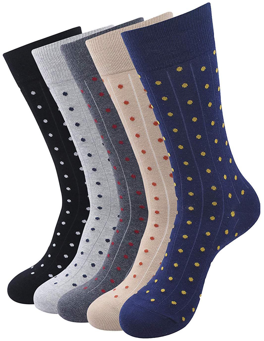 

Balenzia Multi Cotton Crew length socks ( Pack of 5 )