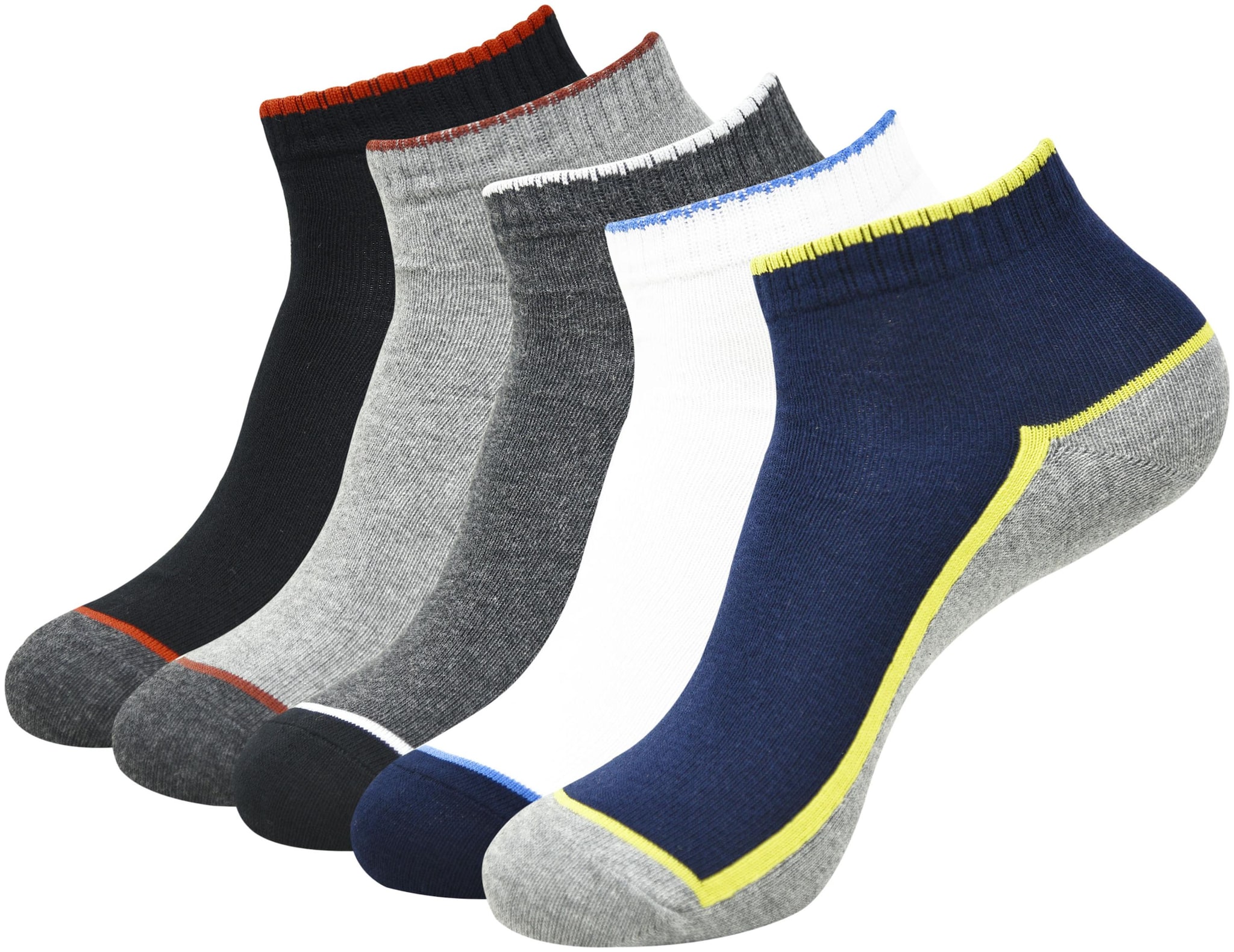 

Balenzia Multi Cotton Ankle length socks ( Pack of 5 )