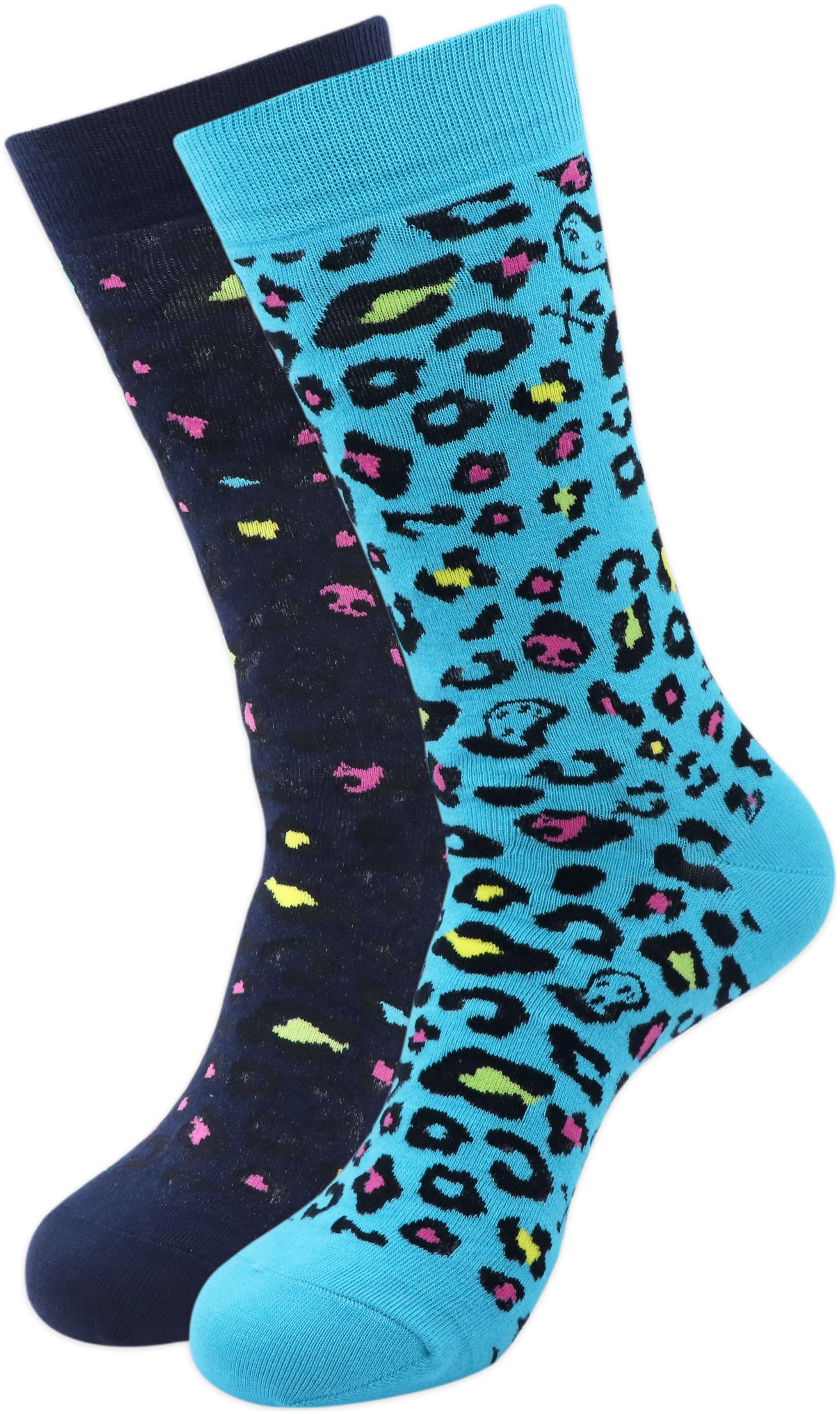 

Balenzia Multi Cotton Crew length socks ( Pack of 2 )