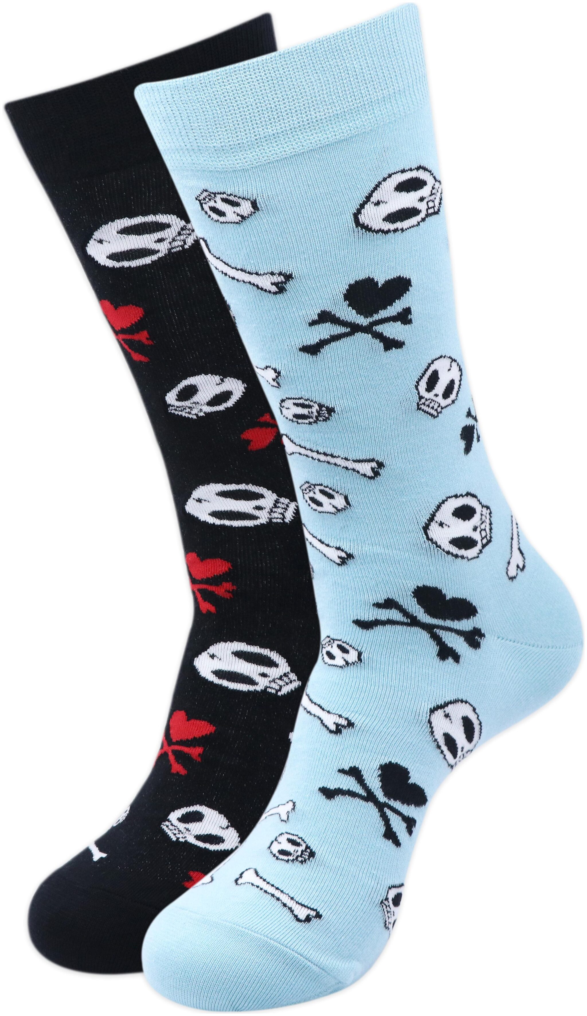 

Balenzia Multi Cotton Crew length socks ( Pack of 2 )