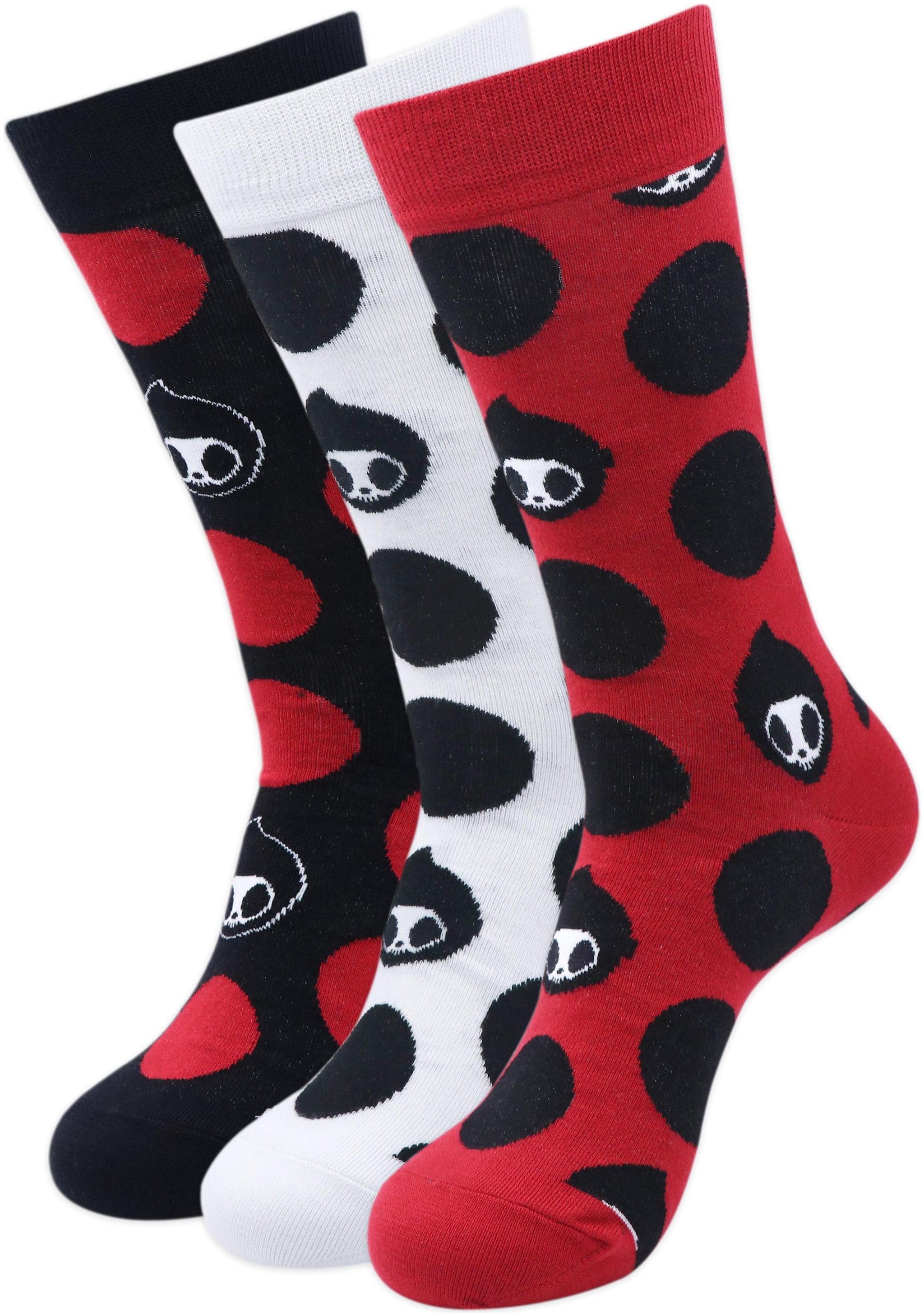 

Balenzia Multi Cotton Crew length socks ( Pack of 3 )