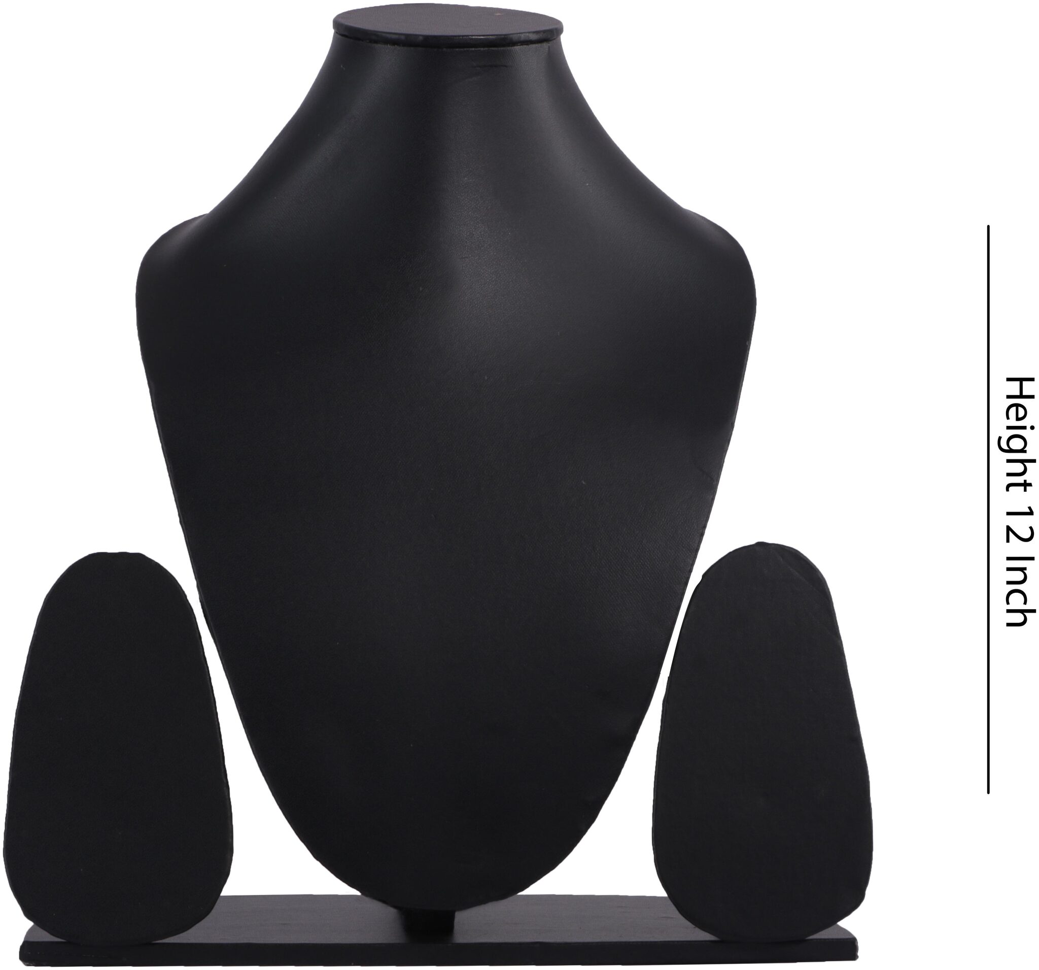 

Bandhan Rexin Jewelley Display Dummy Stand Finish Display Stand (Black 12 Inch)