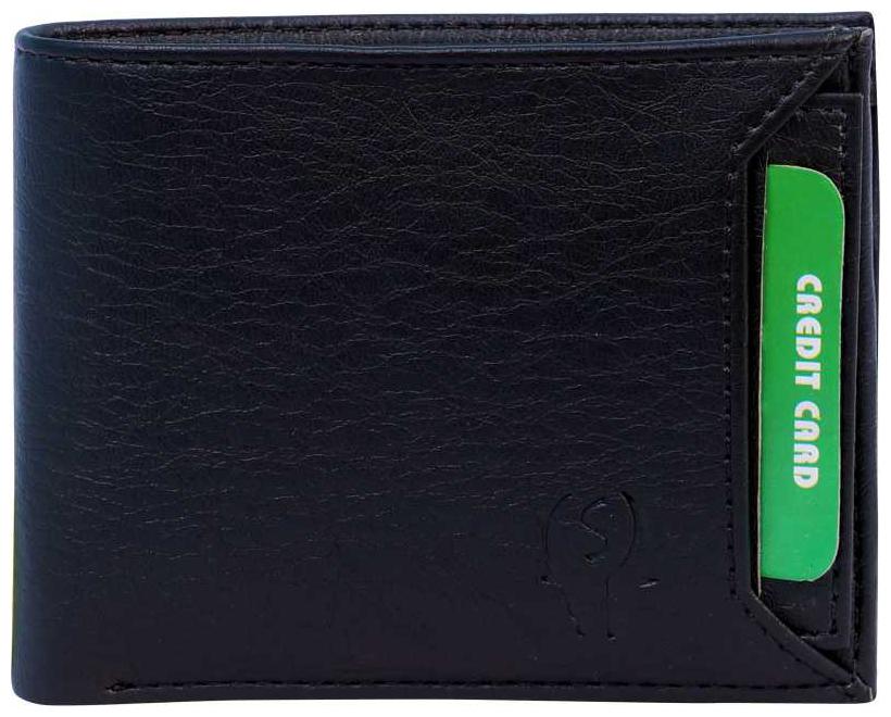 

Battlestar Men Black Leather Bi-Fold Wallet ( Pack of 1 )
