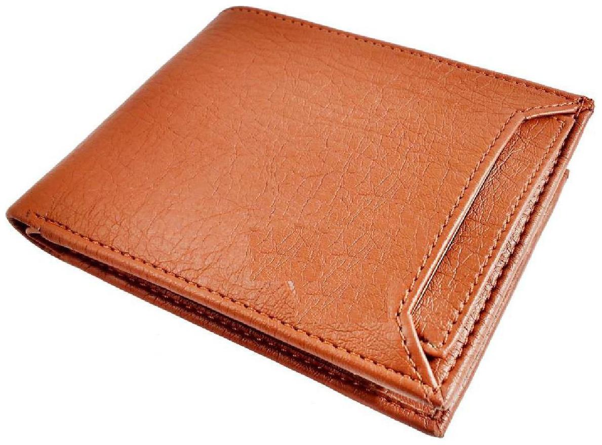 

Battlestar Men Tan Leather Bi-Fold Wallet ( Pack of 1 )