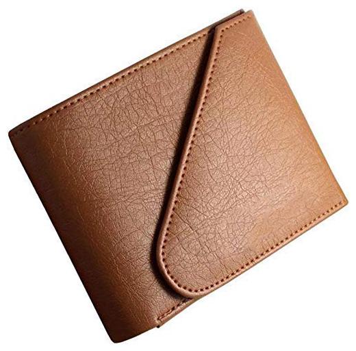 

Battlestar Men Tan Leather Tri Fold Wallet ( Pack of 1 )