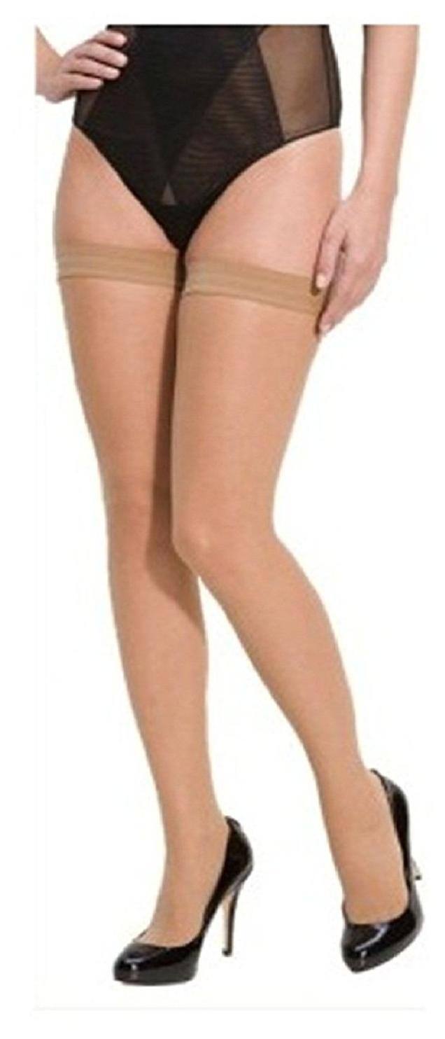Beige High Thigh  Stockings Super Fine Fiber Excellent Stretch Sheer Tights Long Comfort Super Soft For Girl & Women