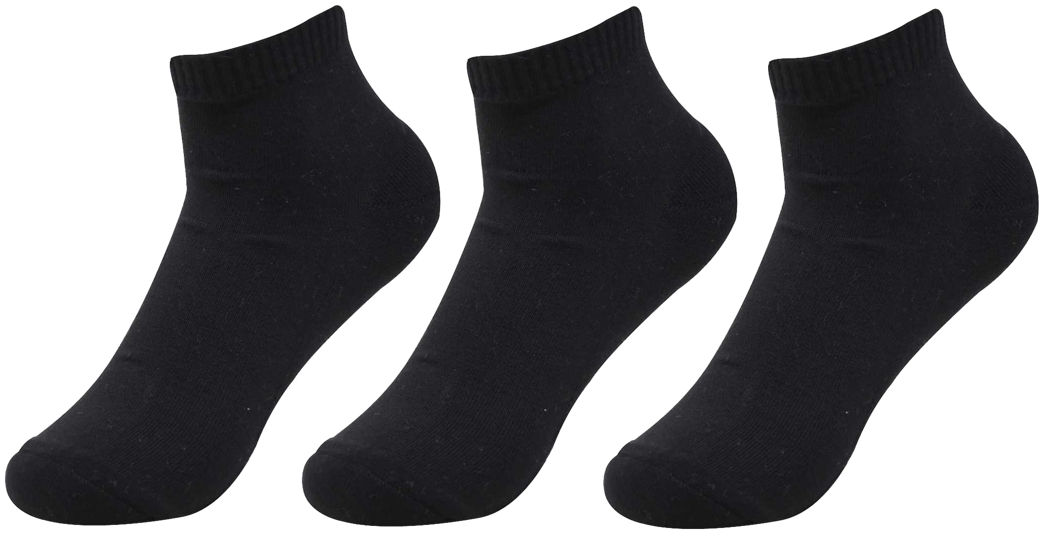 

Best Friends Forever Black Cotton Ankle length socks ( Pack of 3 )