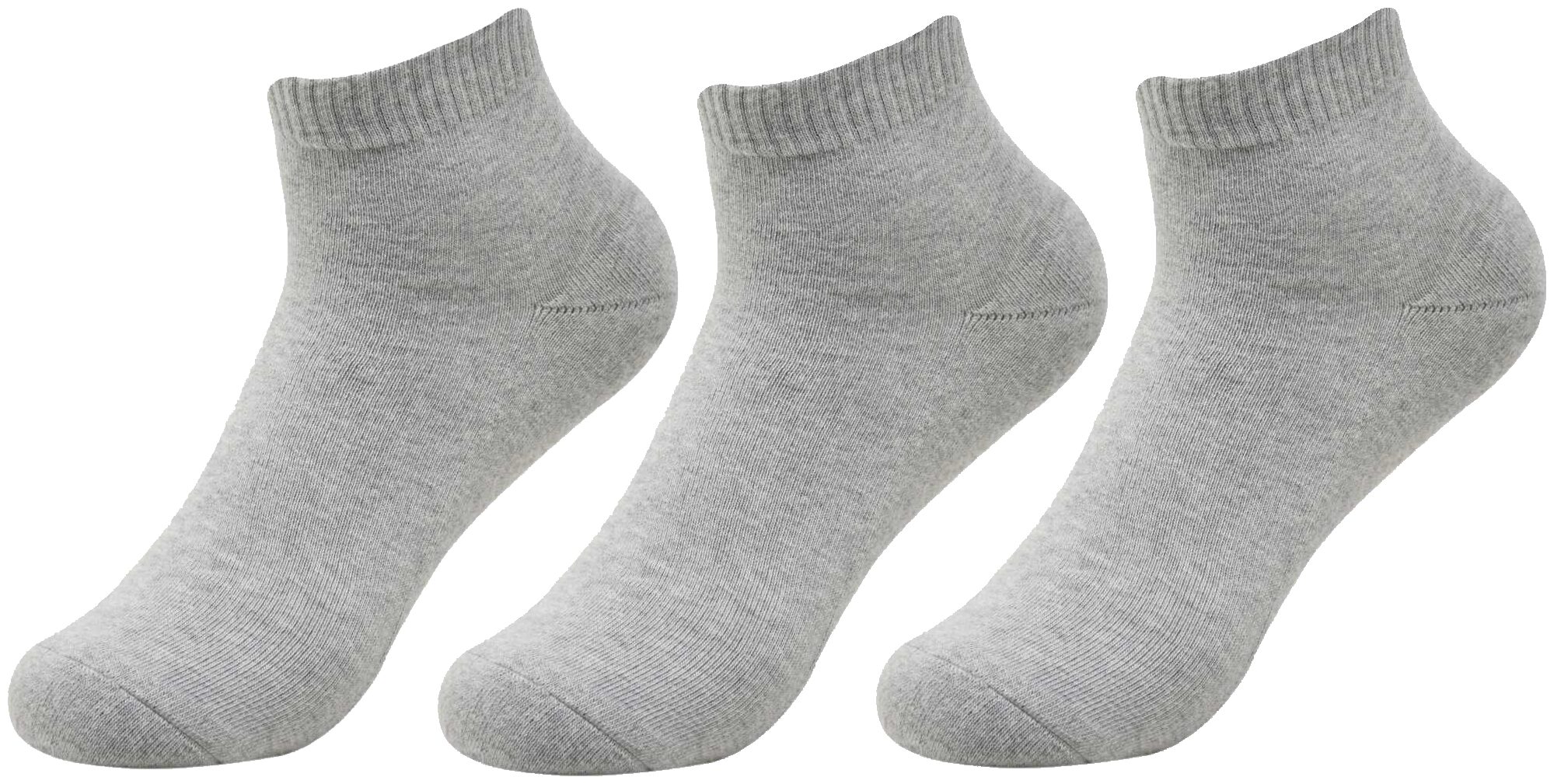 

Best Friends Forever Grey Wool Ankle length socks ( Pack of 3 )