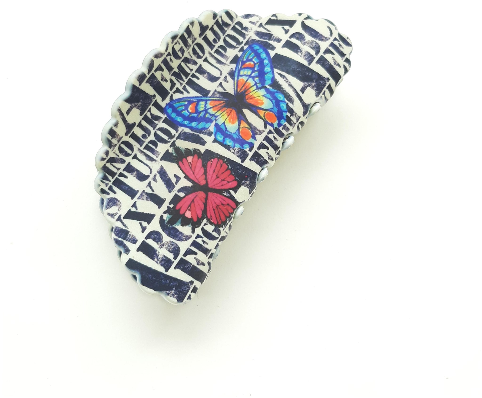 

BIRDWARE Plastic Multi Digital Print Hair Claw For Women