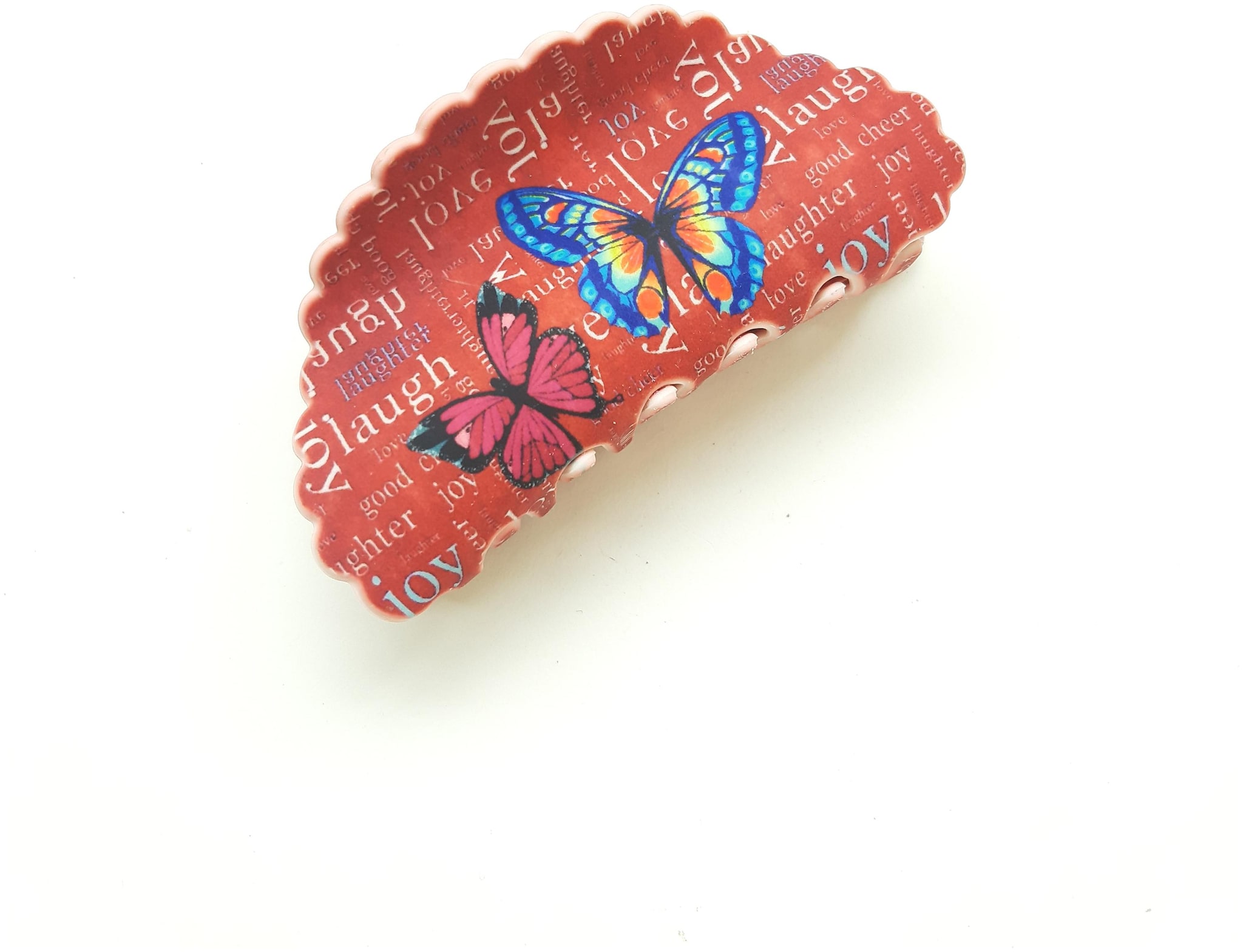 

BIRDWARE Plastic Multi Digital Print Hair Claw For Women