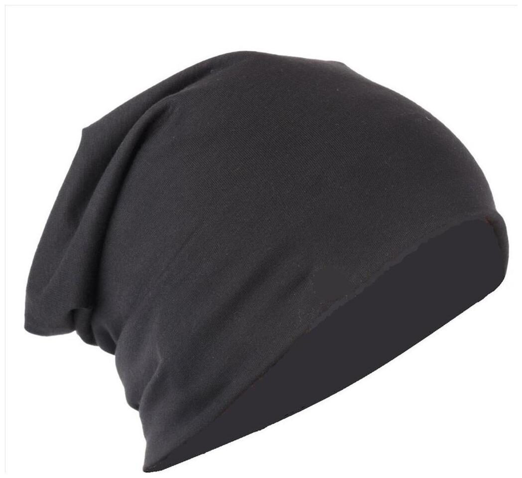 

Black Beanie Cap Woolen Skull Cap Slouchy Cotton for Men