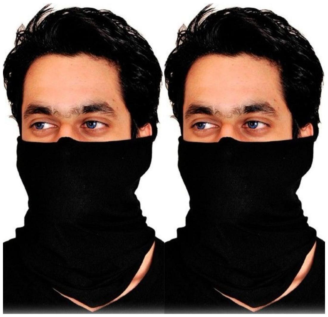 

Solid Back Biker Bandana-Pack of 2