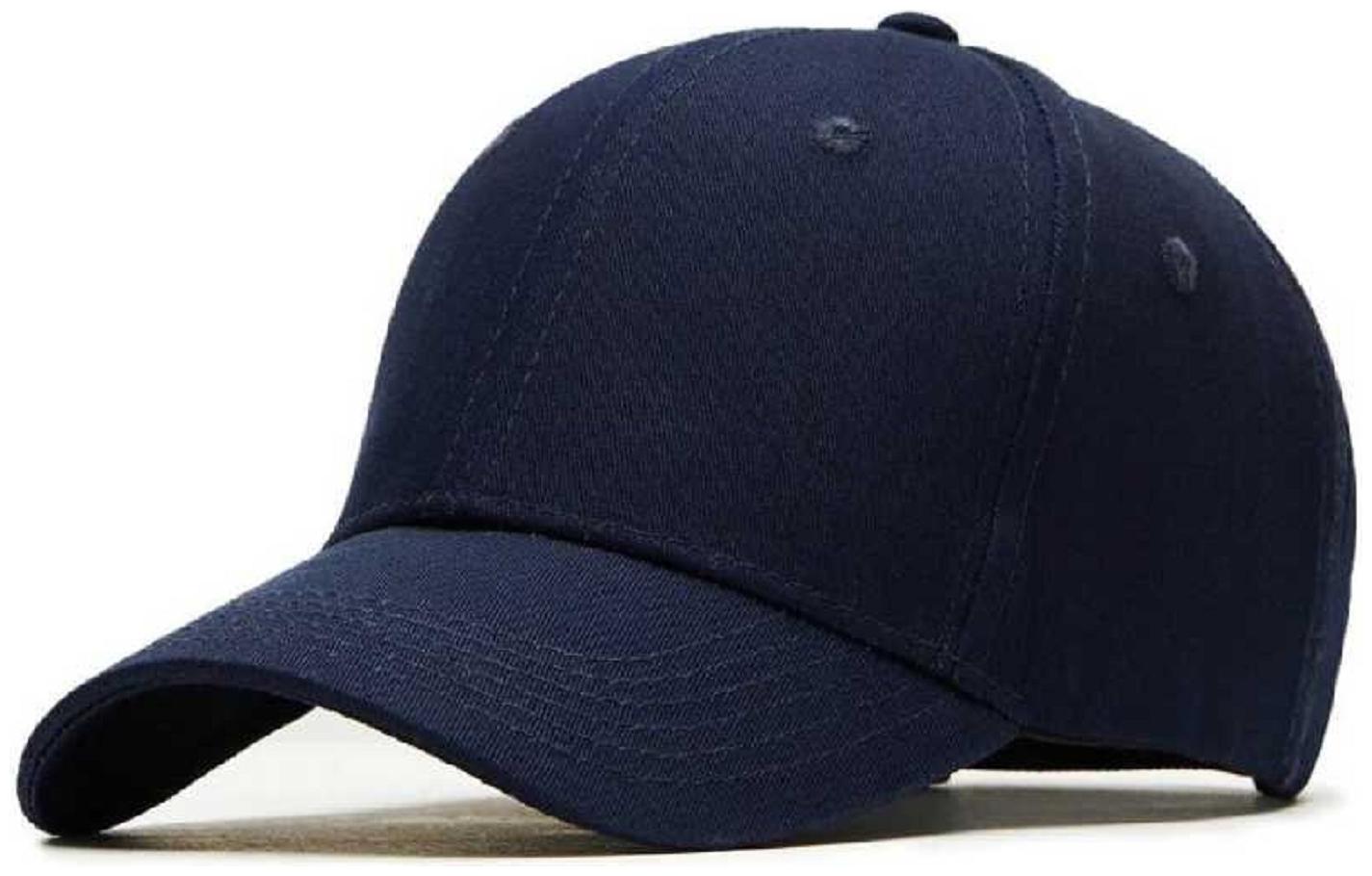 

Black Long Peak Plain Hat snap back baseball
