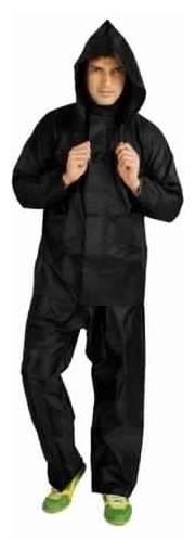 

Black rain coat for men