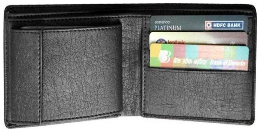 

Black Regular Wallet for Men