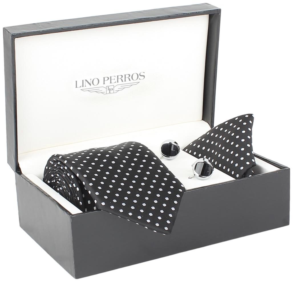 

Black Tie Hanky Cufflink Combo