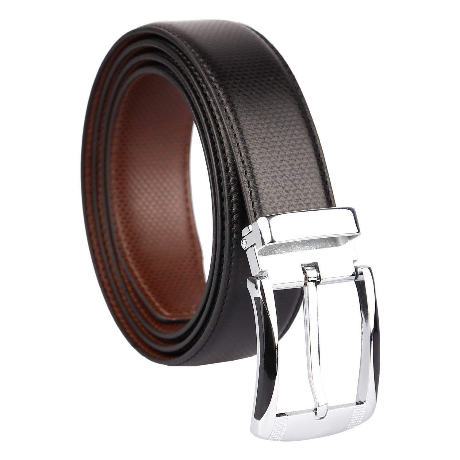 

BlacKing Men Black Reversible Pu Belt (Size 28 Pack of 1 )