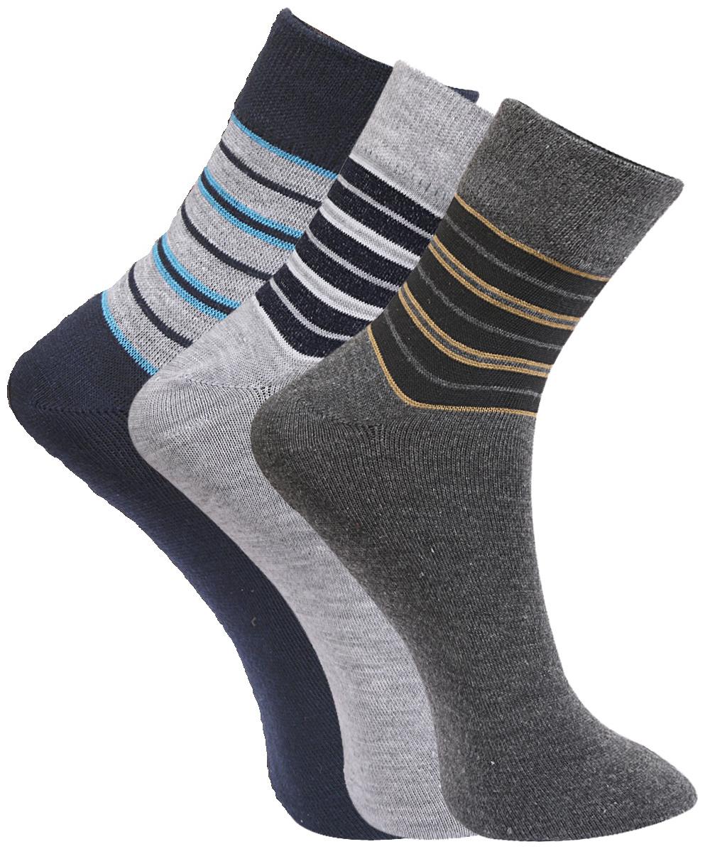 

Bodysene Men s Multicolor Cotton Socks ( Pack of3 Pair Socks )