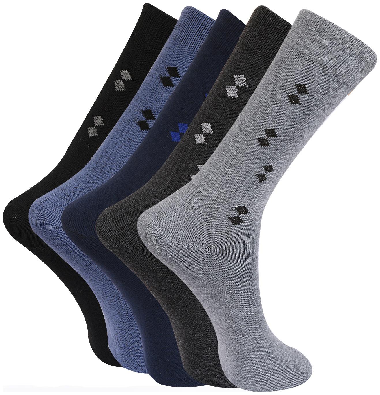 

Bodysene Men s Cotton Calf Length Socks ( Pack of 10 Pair Socks ) Multicolor Socks