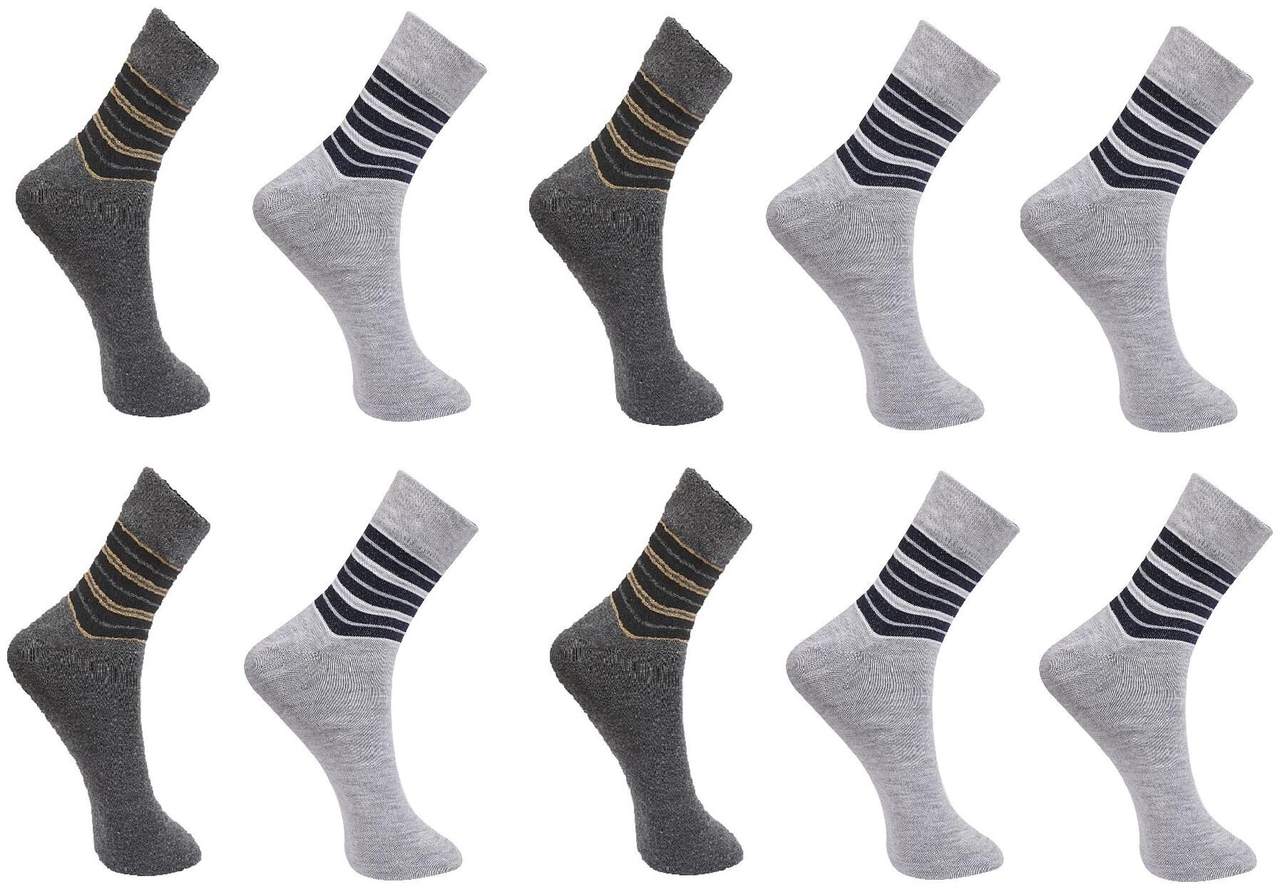 

Bodysene Men s Multicolor Cotton Socks ( Pack of 10 Pair Socks )
