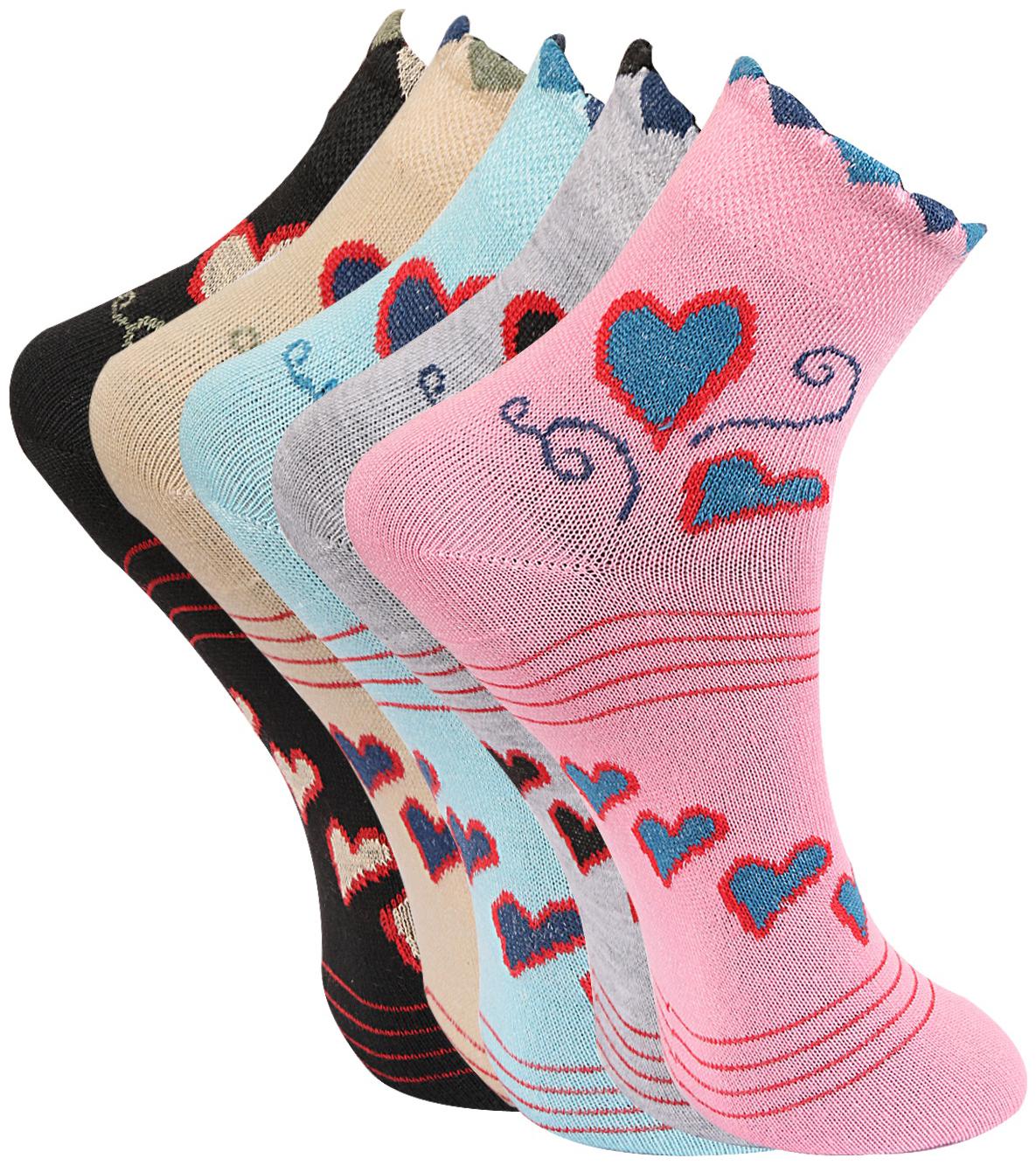 

Bodysene Women s Ankle Thumb Multicolor Cotton Socks ( Pack of 5 Pair Socks )