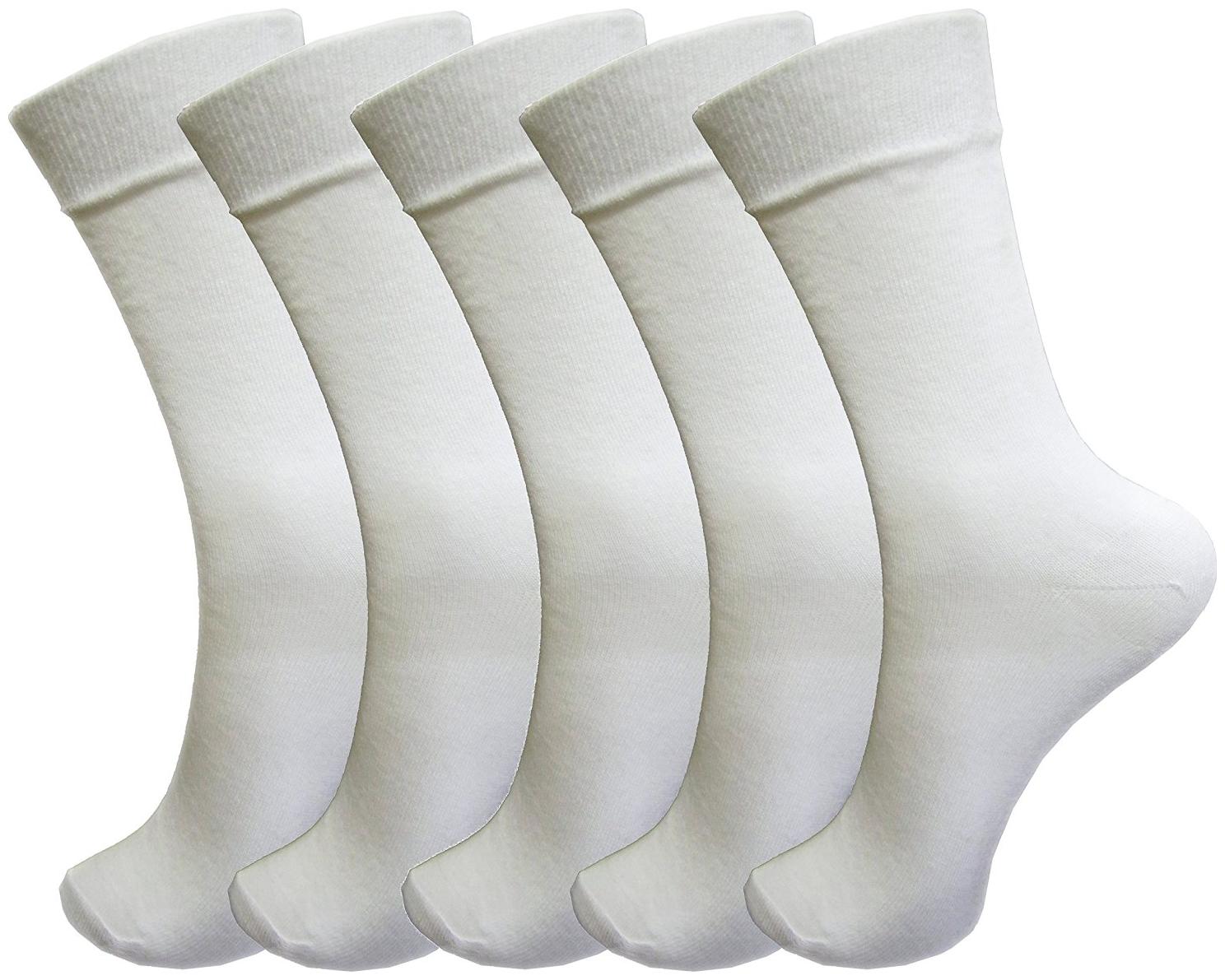 

Bodysense Men s White Cotton Socks ( Pack of 10 Pair Socks )