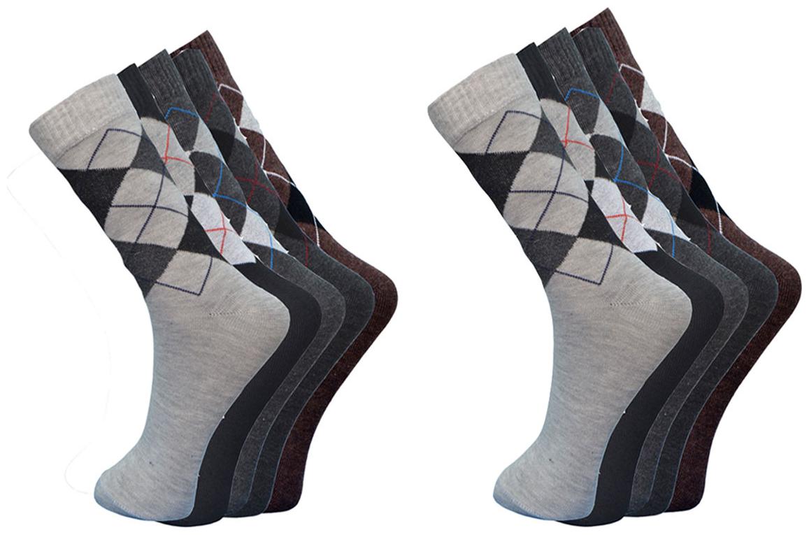 

Bodysense Multicolor Men s Lycra Cotton Socks (Pack Of 10)