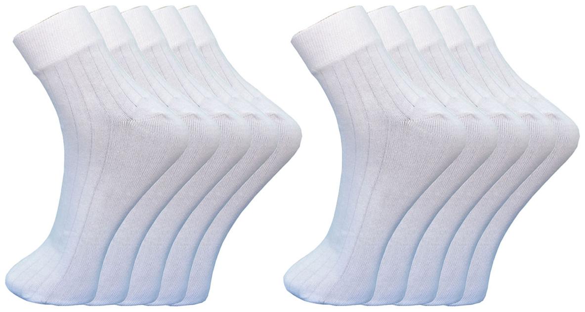 

Bodysense White Men s Lycra Cotton Socks (Pack Of 10)