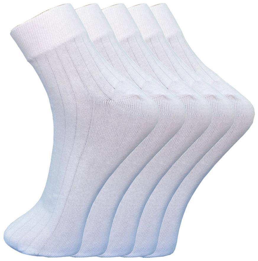 

Bodysense White Men s Lycra Cotton Socks (Pack Of 5)