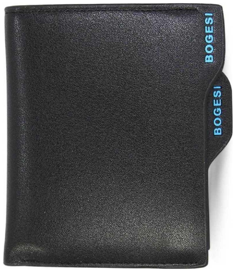 

Bogesi Men Black Leather Long Wallet ( Pack of 1 )