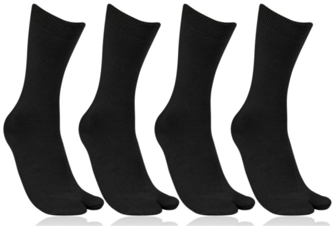 

Bonjour Fine Woolen Black Colour 4 Pair Thumb Socks For Women Bro-08-Bk-Po4