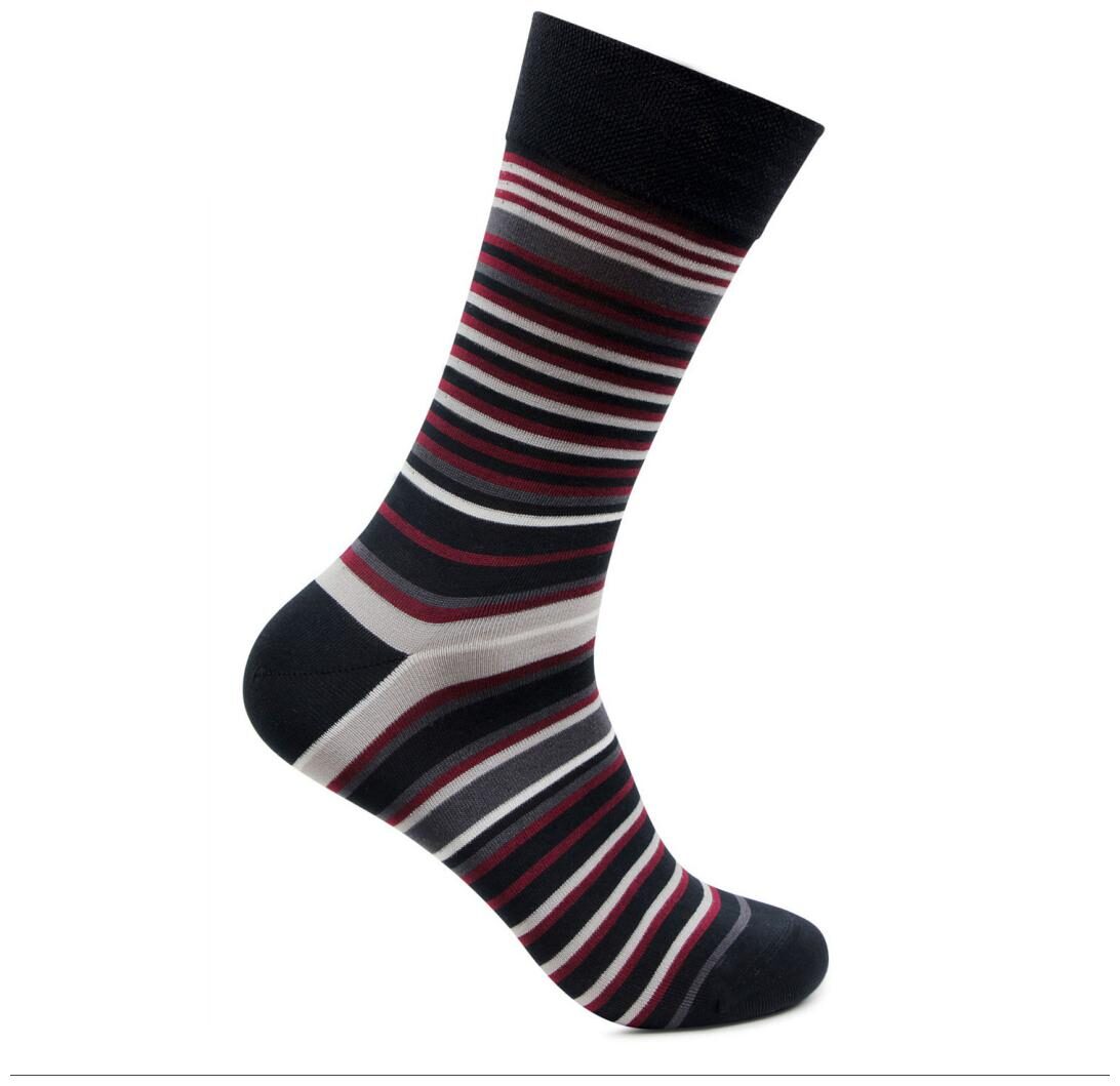 

Bonjour Black Cotton Calf length socks ( Pack of 1 )