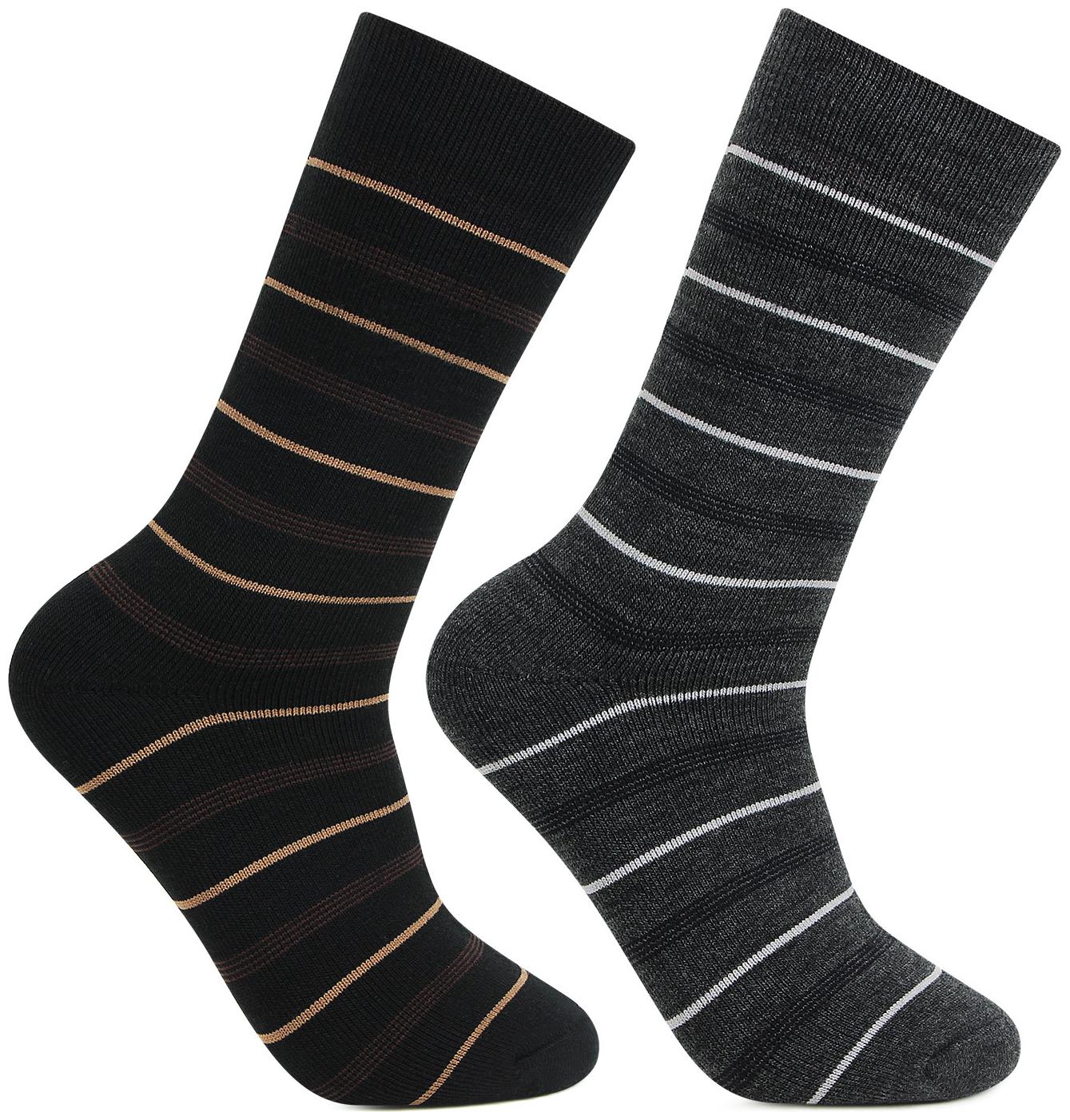 

Bonjour Assorted Wool Crew length socks ( Pack of 2 )